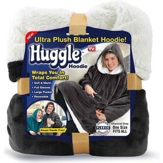 Ontel Huggle Hoodie Ultra Plush T?ppe kulgr? en st?rrelse