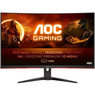 AOC C32G2ZE/BK 31.5" FHD Curved Gaming Monitor HDMI/DP