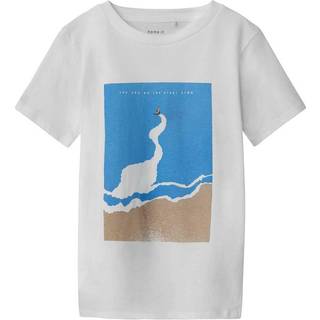NAME IT T-shirt Filip Bright White
