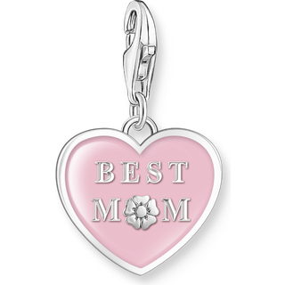 Thomas Sabo Charm - Charmista - pinkes Herz mit Best Mom - 2021-007-9 - rosa