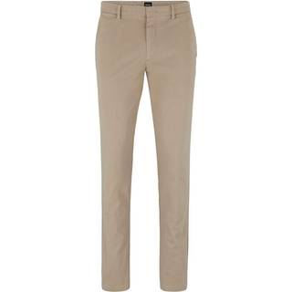 BOSS BOSS Beige Regular Fit Chino Trousers