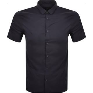 Armani Exchange Short Sleeved Shirt Navy