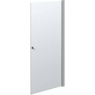 Scanbad Match A svingdør, B87-89 cm, H200 cm, satin/klart glas
