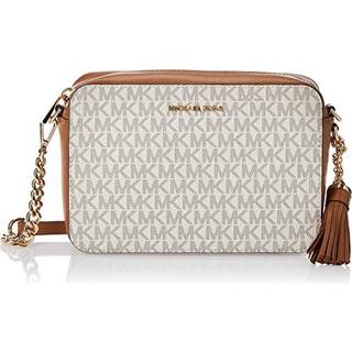 MK Jet Set Medium Logo Crossbody Bag - Natural - Michael Kors - ONE SIZE