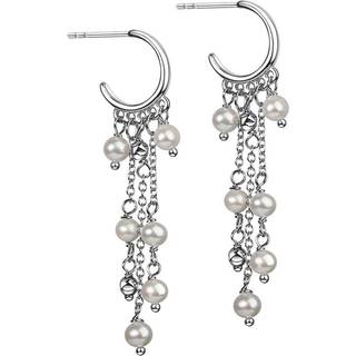 WENDY PEARL HOOP | SILVER