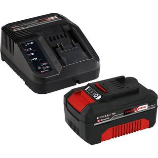 Sæt med oplader og batteri 18 V 4,0 Ah P-X-C