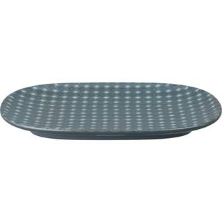 Impression Charcoal Blue Diamond Medium Oblong Platter