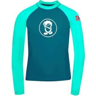 Trollkids Kid's Kvalvika Shirt Funktionsshirt Børn størrelse 98 farve turkis
