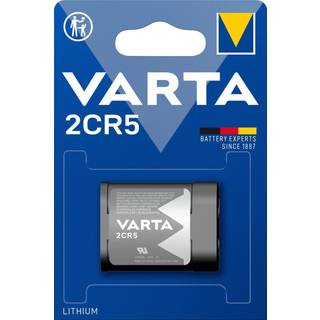 Varta Professional Lithium Photo Batteri 2CR5 6V 1 stk blister 06203301401