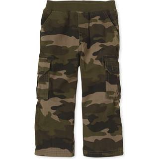 Børnenes sted Baby Boys Uniform Pull på Chino Cargo Infant and Toddler Pants Olive Camo Single 3T US