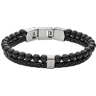 Fossil JF02763040 Armbånd Læder JF02763040 - Herre - Stainless Steel
