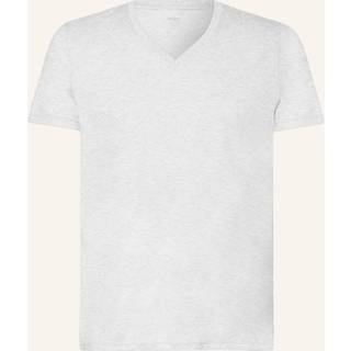 Mey Dry Cotton Colour V Neck T-Shirt - Greymarl - XX-Large
