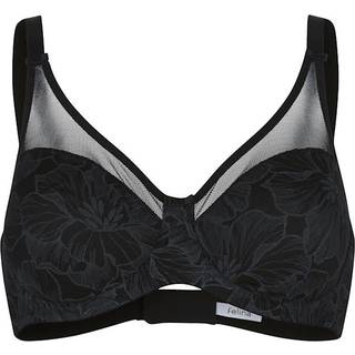 Felina Vision Bloom Wired Moulded Bra - Black - E 95