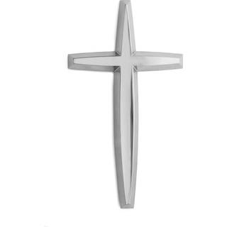 Nambe Wall Cross | Ferie symbol til jul D? Cor bryllup eller husopvarmning | M?ler 9 x 5 tommer | Lavet af nikkelplade | Designet af Maureen McTa