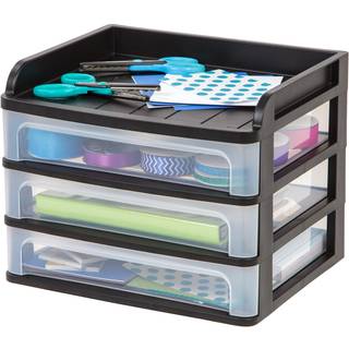 Iris USA Medium Desktop skuffe System 1 Pack Black