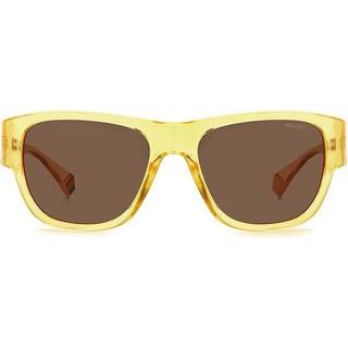 Polaroid PLD 6197/S Polarized 40G/SP 55 Solbriller Mænd Gul - Transparent Yellow - 55mm