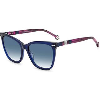 Carolina Herrera CH 0044/S WOI/08 55 Solbriller Kvinder Blue - Transparent Dark Blue - 55mm