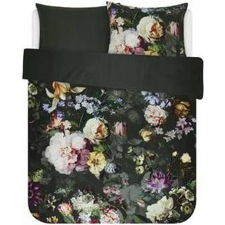 Sengetøj 200x220 cm - Fleur Green - Vendbar dobbelt dynebetræk - 100% bomuldssatin - Essenza sengetøj