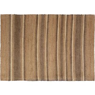 Dixie Fanny Tæppe Stribet 160x230 Cm - Mønstrede tæpper Jute Brun - 37840