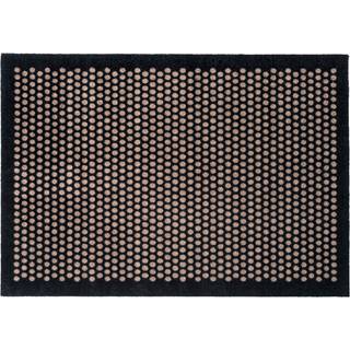 tica copenhagen Dot entrétæppe/løber Black/sand, 90x130 cm
