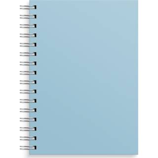 Burde Notesbog | Spiral | A5 | Linjeret | Blue