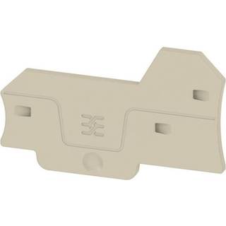 Weidmüller Endeplade for push in al3c 2,5 beige