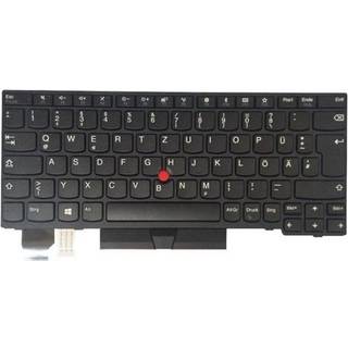 Lenovo Chicony - Bærbar tastatur - til udskiftning - Tysk - Sort