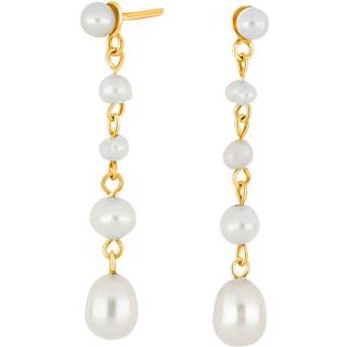 Nordahl Jewellery - PEARL52 ørehængere i forgyldt sølv