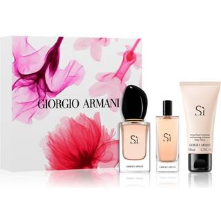 Giorgio Armani Si Gavesæt 50ml EDP + 50ml Body Lotion + 15ml EDP