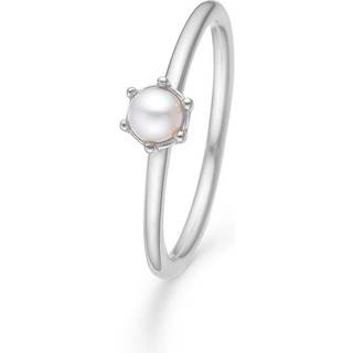 Mads Z - Poetry Solitaire ring m. ferskvandsperle i sølv