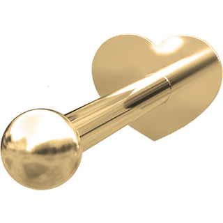 Nordahl Jewellery Pierce52 Labret-piercing i 14 karat guld - 1 stk.