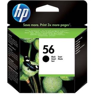 HP 56 Small Black (C6656GE) - Blækpatron Sort