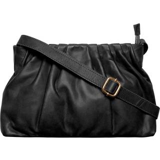 Clutch With Pleats - Skuldertaske - Black