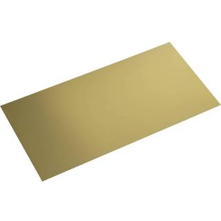 Messing Plade (L x B) 400 mm x 200 mm 1 mm 1 stk
