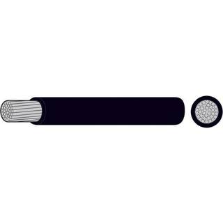 Fortinnet kobberkabel Oceanflex, rund, enkeltledet, 10 mm², 100 meter, sort