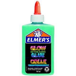 Elmer's Glow-in-the-Dark flydende lim | Blå | 147 ml