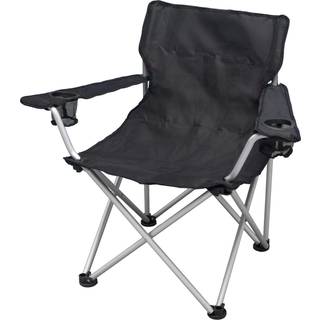 Basic Nature - Travelchair Komfort - Campingstål sort