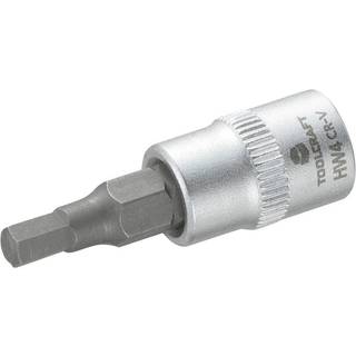 TOOLCRAFT 816069 Unbrako Topnøgle-bit-indsats 4 mm 1/4