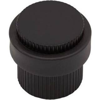 Beslag Design Helix Stripe dørstopper, Ø38 x 36 mm, mat sort