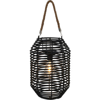 Solar lanterne sort