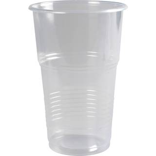 Gastro fadølsglas i PP plast 15cm Ø9,5cm 50cl klar