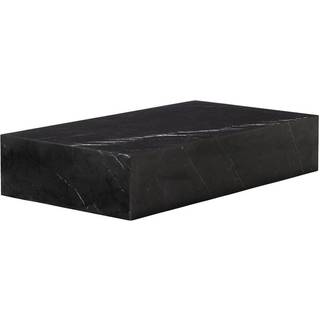Audo Copenhagen Plinth Grand Sofabord 137x76 Cm Nero Marquina - Sidebord & Aflastningsbord Marmor Sort - 71009-002132
