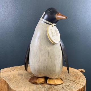 Pingvin figur i 3 størrelser fra Dcuk. Fra 249,- kr. Unikke og håndlavede. Hurtig levering. - størrelse Stor ca. 20 cm