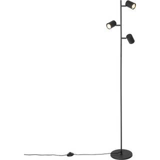 Moderne gulvlampe sort 3 -lys - Jeana