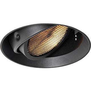 Moderne indbygget spotlight sort GU10 AR111 rund trimless - Oneon Honey