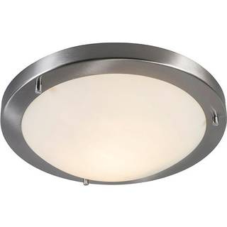 Smart loftslampe stål 31 cm inkl. WiFi A60 IP44 - Yuma