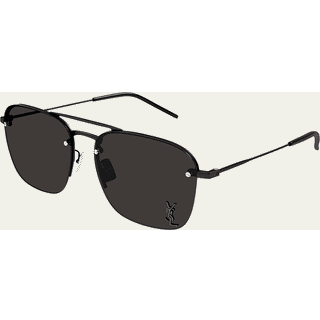 Saint Laurent SL 309 M Asian Fit 005 59 Solbriller Kvinder Black - Black - 59mm