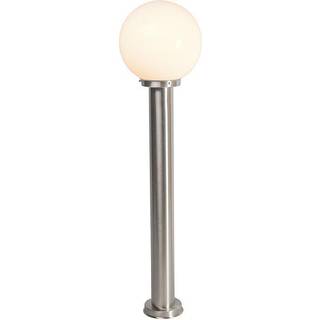 Moderne udendørs lampestolpe stål rustfrit stål 100 cm - Sfera