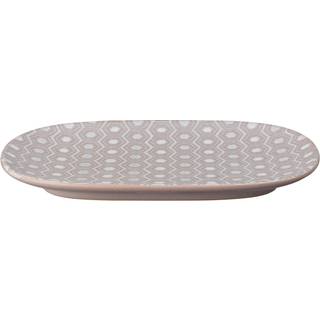 Impression Pink Hexagon Medium Oblong Platter