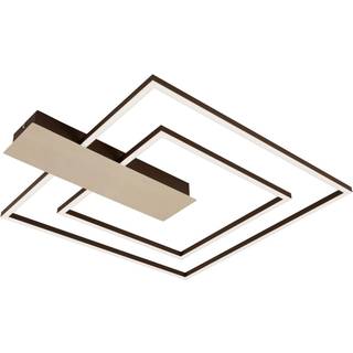 LED-loftlampe Nico Duo 3.000K kantet guld